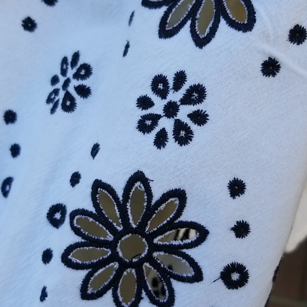 Embroidery light cotton jacket sz Medium Gorgeous - Picture 5 of 14